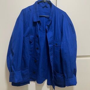 Blue chore jacket